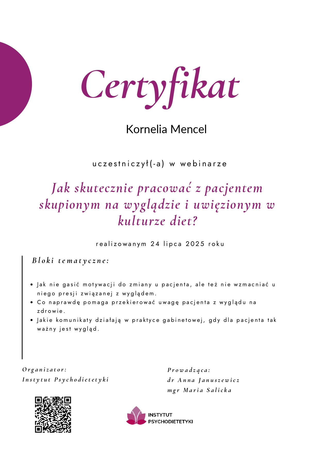 Kornelia_Mencel_dietaposowjemu_certyfikat2