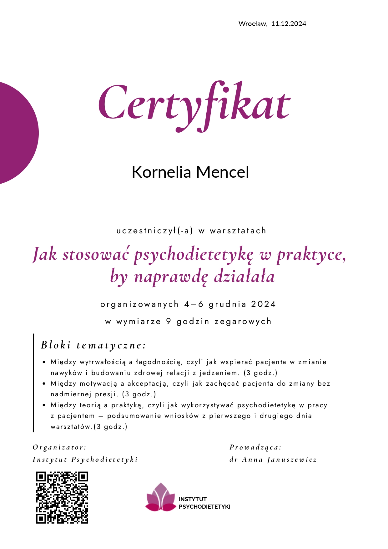 Kornelia_Mencel_dietaposowjemu_certyfikat3